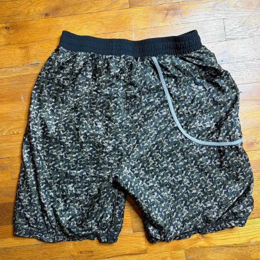 ICNY Men's Athletic Piping Shorts‎ Large Camo 8